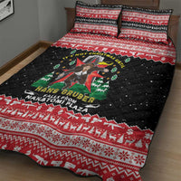 Nakatomi Plaza Christmas Quilt Bed Set Hans Gruber Party 1988 - Wonder Print Shop