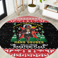 Nakatomi Plaza Christmas Round Carpet Hans Gruber Party 1988 - Wonder Print Shop