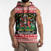 Nakatomi Plaza Christmas Sleeveless Hoodie Hans Gruber Party 1988 - Wonder Print Shop