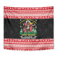 Nakatomi Plaza Christmas Tapestry Hans Gruber Party 1988 - Wonder Print Shop