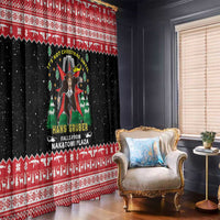 Nakatomi Plaza Christmas Window Curtain Hans Gruber Party 1988 - Wonder Print Shop