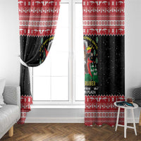Nakatomi Plaza Christmas Window Curtain Hans Gruber Party 1988 - Wonder Print Shop