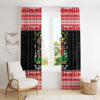 Nakatomi Plaza Christmas Window Curtain Hans Gruber Party 1988 - Wonder Print Shop