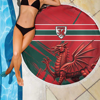 Wales Football Red Dragon Beach Blanket Welsh National Team Spirit