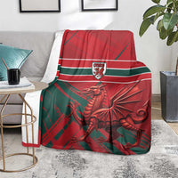 Wales Football Red Dragon Blanket Welsh National Team Spirit