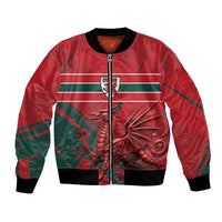 Wales Football Red Dragon Custom Bomber Jacket Welsh National Team Spirit