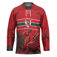 Wales Football Red Dragon Custom Hockey Jersey Welsh National Team Spirit