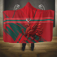 Wales Football Red Dragon Hooded Blanket Welsh National Team Spirit