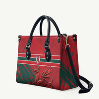 Wales Football Red Dragon Leather Bag Welsh National Team Spirit