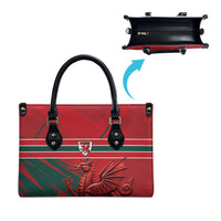 Wales Football Red Dragon Leather Bag Welsh National Team Spirit