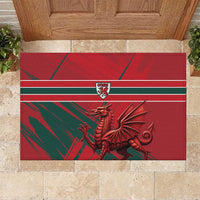 Wales Football Red Dragon Rubber Doormat Welsh National Team Spirit