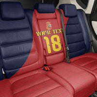 Custom Spain Football Back Car Seat Cover La Roja National Pride