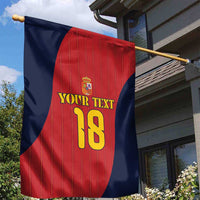 Custom Spain Football Garden Flag La Roja National Pride