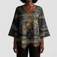 Montford Point Marines 1942-1949 Kimono Sleeve Blouse The Right to Fight Legacy Tribute