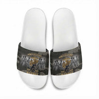 Montford Point Marines 1942-1949 Slide Sandals The Right to Fight Legacy Tribute