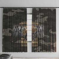 Montford Point Marines 1942-1949 Window Curtain The Right to Fight Legacy Tribute