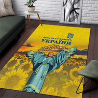 Ukraine Monument Independence Day Area Rug Glory to Ukraine!