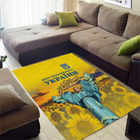 Ukraine Monument Independence Day Area Rug Glory to Ukraine!
