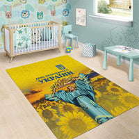Ukraine Monument Independence Day Area Rug Glory to Ukraine!