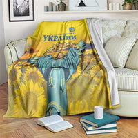 Ukraine Monument Independence Day Blanket Glory to Ukraine!