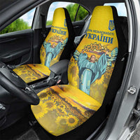 Ukraine Monument Independence Day Car Seat Cover Glory to Ukraine!