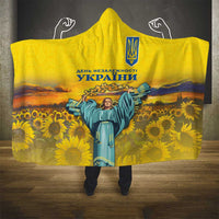 Ukraine Monument Independence Day Hooded Blanket Glory to Ukraine!
