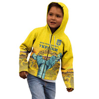 Ukraine Monument Independence Day Kid Hoodie Glory to Ukraine!