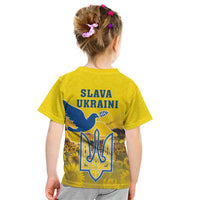 Ukraine Monument Independence Day Kid T Shirt Glory to Ukraine!