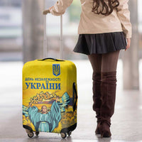 Ukraine Monument Independence Day Luggage Cover Glory to Ukraine!