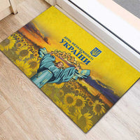 Ukraine Monument Independence Day Rubber Doormat Glory to Ukraine!