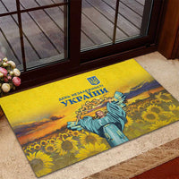 Ukraine Monument Independence Day Rubber Doormat Glory to Ukraine!