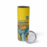 Ukraine Monument Independence Day Skinny Tumbler Glory to Ukraine!