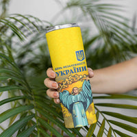 Ukraine Monument Independence Day Skinny Tumbler Glory to Ukraine!