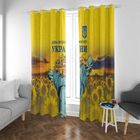 Ukraine Monument Independence Day Window Curtain Glory to Ukraine!