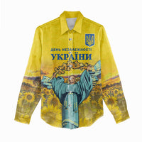 Ukraine Monument Independence Day Women Casual Shirt Glory to Ukraine!