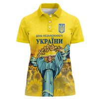 Ukraine Monument Independence Day Women Polo Shirt Glory to Ukraine!