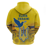 Ukraine Monument Independence Day Zip Hoodie Glory to Ukraine!