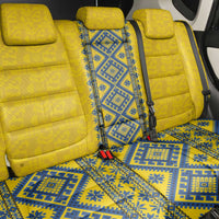 Blue Ukraine Folk Patterns Back Car Seat Cover Simple Style