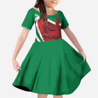 Belarus Independence Day Family Matching Off Shoulder Maxi Dress and Hawaiian Shirt Brest Fortress And Victory Square