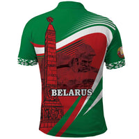 Belarus Independence Day Polo Shirt Brest Fortress And Victory Square