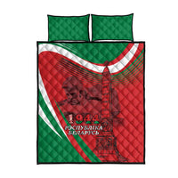 Belarus Independence Day Quilt Bed Set Brest Fortress And Victory Square