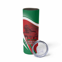 Belarus Independence Day Skinny Tumbler Brest Fortress And Victory Square