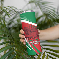 Belarus Independence Day Skinny Tumbler Brest Fortress And Victory Square