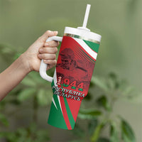 Belarus Independence Day Tumbler With Handle Brest Fortress And Victory Square