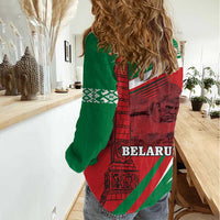 Belarus Independence Day Women Casual Shirt Brest Fortress And Victory Square