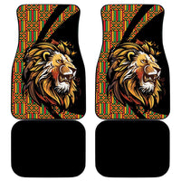 Ethiopia Car Mats Ethiopian Lion Style Pattern - Wonder Print Shop