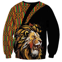 Ethiopia Sweatshirt Ethiopian Lion Style Pattern - Wonder Print Shop