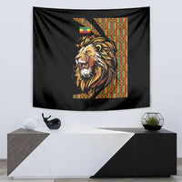 Ethiopia Tapestry Ethiopian Lion Style Pattern - Wonder Print Shop