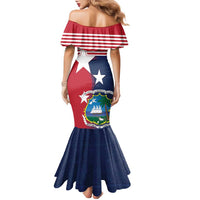 Liberia National Flag Day Family Matching Mermaid Dress and Hawaiian Shirt All Hail Liberia Hail