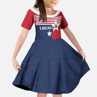 Liberia National Flag Day Family Matching Off Shoulder Maxi Dress and Hawaiian Shirt All Hail Liberia Hail